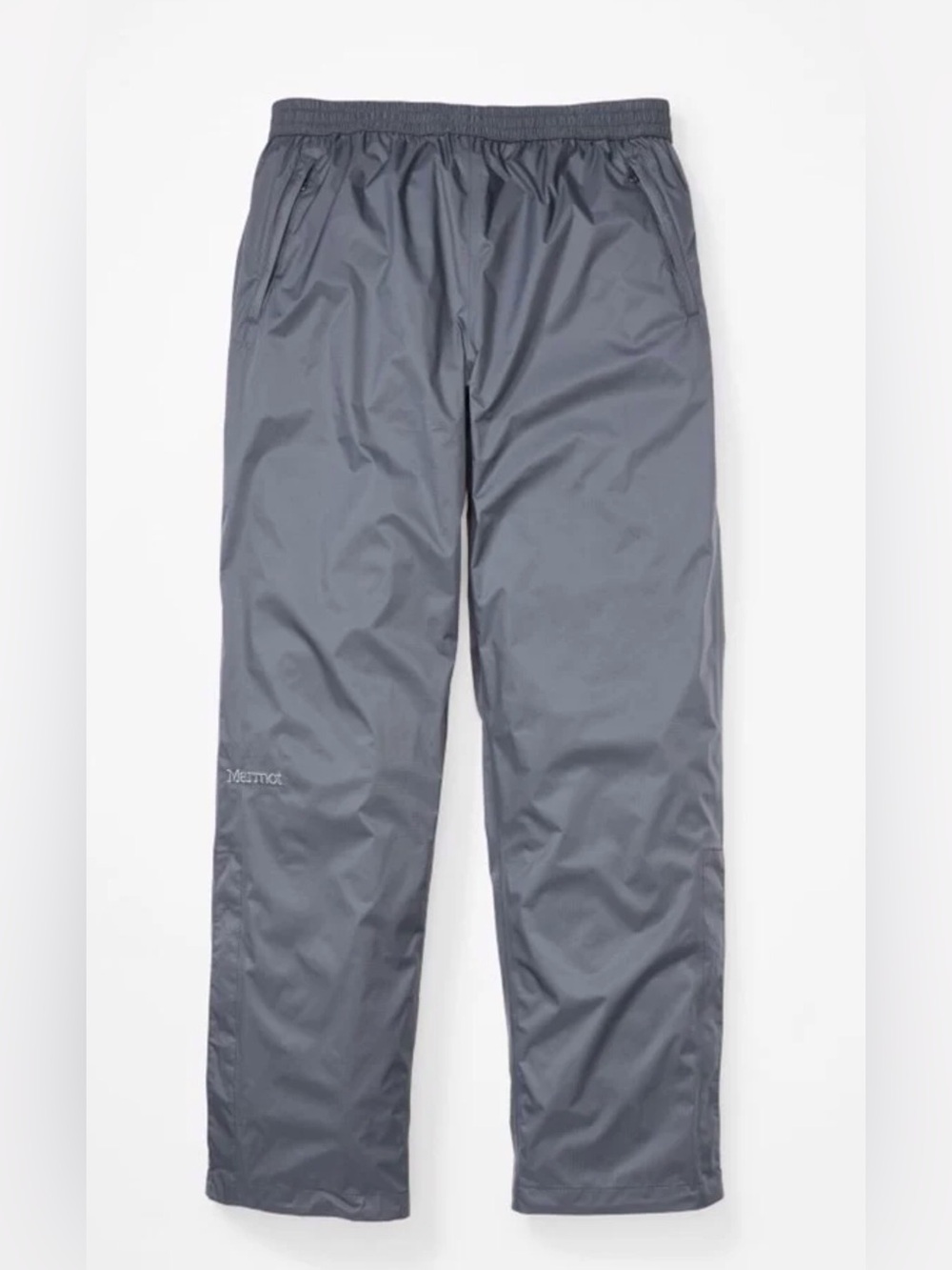 Marmot Mens Precip Full Zip Pants XXL Gargoyle Grey